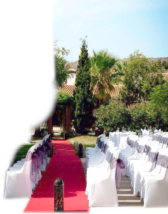 Photo of sitting area for the ceremony