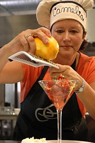 a woman cooking for the cooking holidays