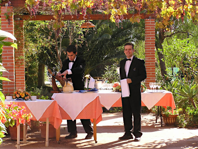 Photo of the catering preparation for Wedding ceremony