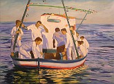 Painting by Sally Finca del Niño, Spain