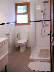 photo of one bathroom