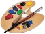 watercolour painters palette