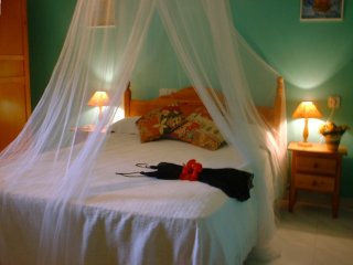 photo of typical finca bedroom
